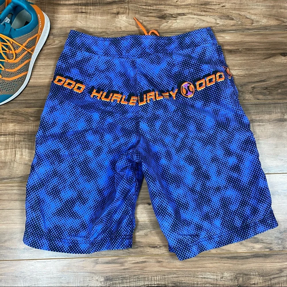 Hurley Board‎ Shorts Men's 30 Color Blue Orange